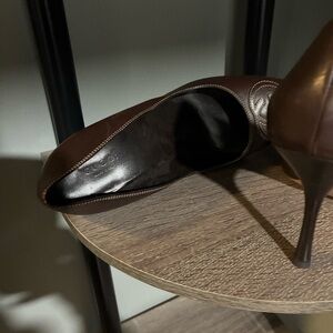 Gucci Women's Dark Brown Leather Heels